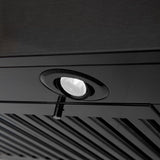 ZLINE 36" Wall Mount Range Hood, Black Stainless Steel, BSKENCRN-36