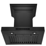 ZLINE 36" Wall Mount Range Hood, Black Stainless Steel, BSKENCRN-36