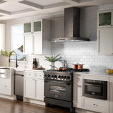 ZLINE 36" Wall Mount Range Hood, BSKEN-36, Black Stainless Steel
