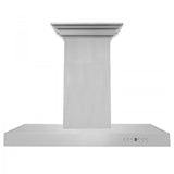 ZLINE 36" Wall Range Hood, Built-in CrownSound® Bluetooth Speakers, KECRN-BT-36