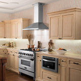ZLINE 36" Wall Range Hood, Built-in CrownSound® Bluetooth Speakers, KL2CRN-BT-36