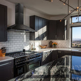 ZLINE 36" Wall Range Hood in Black Stainless Steel, BSKBN-36