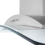 ZLINE 36" Wall Range Hood, Stainless, Bluetooth Speakers, KNCRN-BT-36