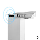 ZLINE 36" Wall Range Hood, Stainless, Bluetooth Speakers, KNCRN-BT-36