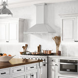 ZLINE 36" Wall Range Hood, Stainless, CrownSound Speakers, KF1CRN-BT-36