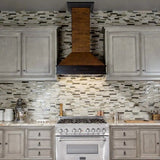 ZLINE 36" Wooden Wall Range Hood, Crown Molding 329AH-36