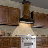 ZLINE 36" Wooden Wall Range Hood, Crown Molding 329AH-36