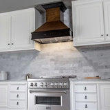 ZLINE 36" Wooden Wall Range Hood, Crown Molding 329AH-36