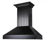ZLINE 36" Wooden Wall Range Hood in Black, KPCC-36