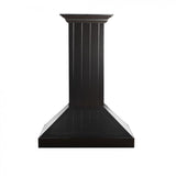 ZLINE 36" Wooden Wall Range Hood in Black, KPCC-36