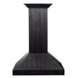 ZLINE 36" Wooden Wall Range Hood, Rustic Dark, KPDD-36