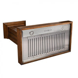 ZLINE 36" Wooden Wall Range Hood, Rustic Light, KPLL-36