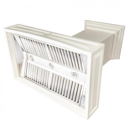 ZLINE 36" Wooden Wall Range Hood with Crown Molding, 321TT-36