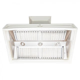 ZLINE 36" Wooden Wall Range Hood with Crown Molding, 321TT-36