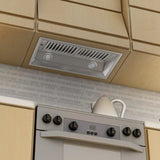 ZLINE 40" Remote Blower Ducted Range Hood Insert in Stainless Steel 695-RD-40