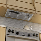 ZLINE 40" Stainless Steel Under Cabinet Range Hood Insert, 698-40