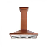 ZLINE 42" Copper Wall Range Hood, 8KBC-42