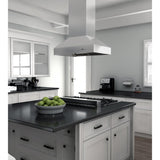 ZLINE 42" Outdoor Stainless Island Range Hood, 697i-304-42