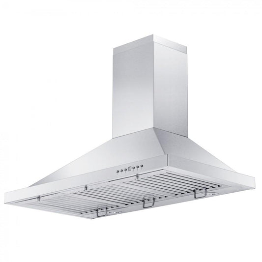 ZLINE 42" Stainless Steel Wall Range Hood, Crown Molding, KBCRN-42