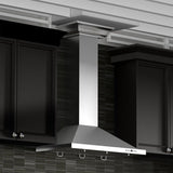ZLINE 42" Stainless Steel Wall Range Hood, Crown Molding, KBCRN-42