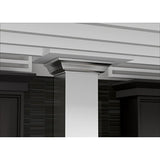 ZLINE 42" Stainless Steel Wall Range Hood, Crown Molding, KL3CRN-42