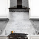 ZLINE 42" Wall Range Hood in Black Stainless Steel, BSKBN-42