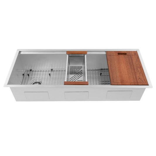 ZLINE 43" Undermount Single Bowl Sink, DuraSnow Stainless, SLS-43S