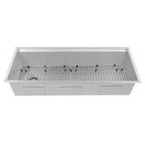 ZLINE 43" Undermount Single Bowl Sink, DuraSnow Stainless, SLS-43S