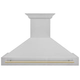 ZLINE 48" Autograph DuraSnow Stainless Steel Hood 8654SNZ-48-G