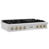 ZLINE 48" Autograph Edition, Rangetop, DuraSnow, RTSZ-48-CB
