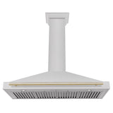 ZLINE 48" Autograph Stainless Wall Range Hood KB4SNZ-48-G