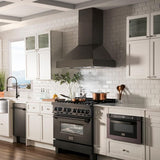 ZLINE 48" Black Stainless Steel Wall Mount Range Hood, BS655N-48