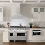 ZLINE 48" Fingerprint Resistant Stainless Steel Range Hood with Stainless Steel Handle KB4SNX-48