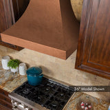 ZLINE 48" Hand-Hammered Copper Finish Wall Range Hood, 8632H-48