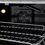 ZLINE 48 in. 8 Burner Double Oven Gas Range, Stainless Steel, SGR48