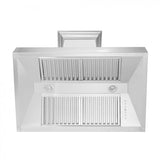 ZLINE 48" Snow Finish Range Hood with Snow Finish Shell, 8654SN-48