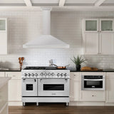 ZLINE 48" Stainless Steel Range Hood with Stainless Steel Handle KB4STX-48