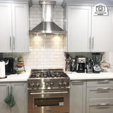 ZLINE 48" Stainless Steel Wall Range Hood, Crown Molding, KBCRN-48