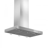 ZLINE 48" Stainless Wall Range Hood with Crown Molding, KECRN-48