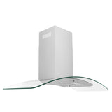 ZLINE 48" Wall Range Hood, Stainless Steel, Glass, KN4-48