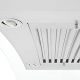 ZLINE 48" Wall Range Hood, Stainless Steel, Glass, KN4-48