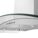 ZLINE 48" Wall Stainless Range Hood, Bluetooth Speakers, KN4CRN-BT-48