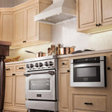 ZLINE 48" Wooden Wall Range Hood in Cottage White, KBTT-48
