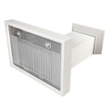 ZLINE 48" Wooden Wall Range Hood in Cottage White, KBTT-48