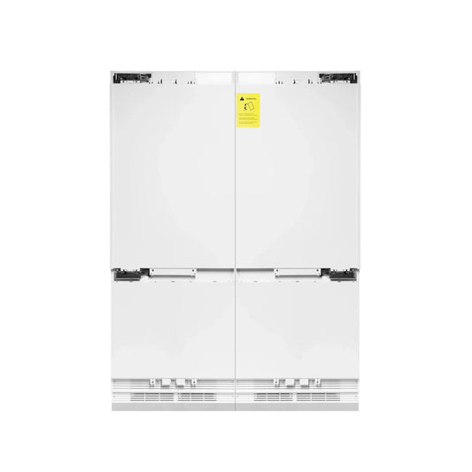 ZLINE 60" 32.2 cu. Ft. Panel Ready Built-In 4-Door French Door Refrigerator with Internal Water and Ice Dispenser RBIV-60