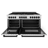 ZLINE 60" Autograph Edition, 7.4 cu. ft. Dual Fuel Range, RAZ-60-MB