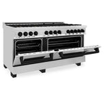 ZLINE 60" Autograph Edition, 7.4 cu. ft. Dual Fuel Range, RAZ-60-MB