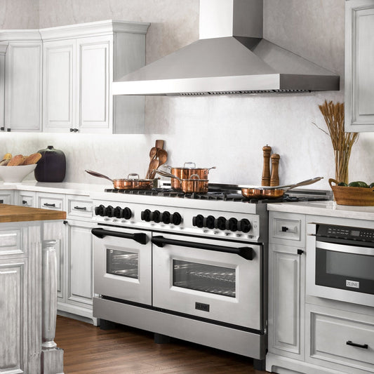 ZLINE 60" Autograph Edition, 7.4 cu. ft. Dual Fuel Range, RAZ-60-MB