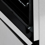 ZLINE 60" Autograph Edition Dual Fuel Range, DuraSnow, RASZ-SN-60-MB