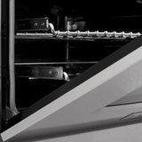 ZLINE 60" Dual Fuel Range, DuraSnow Stainless, RAS-SN-60